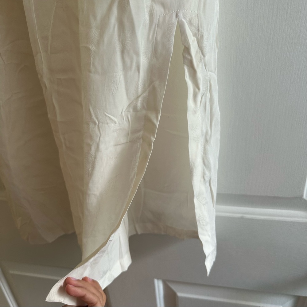 & Other Stories Cream Midi Skirt - Picture 5 of 7